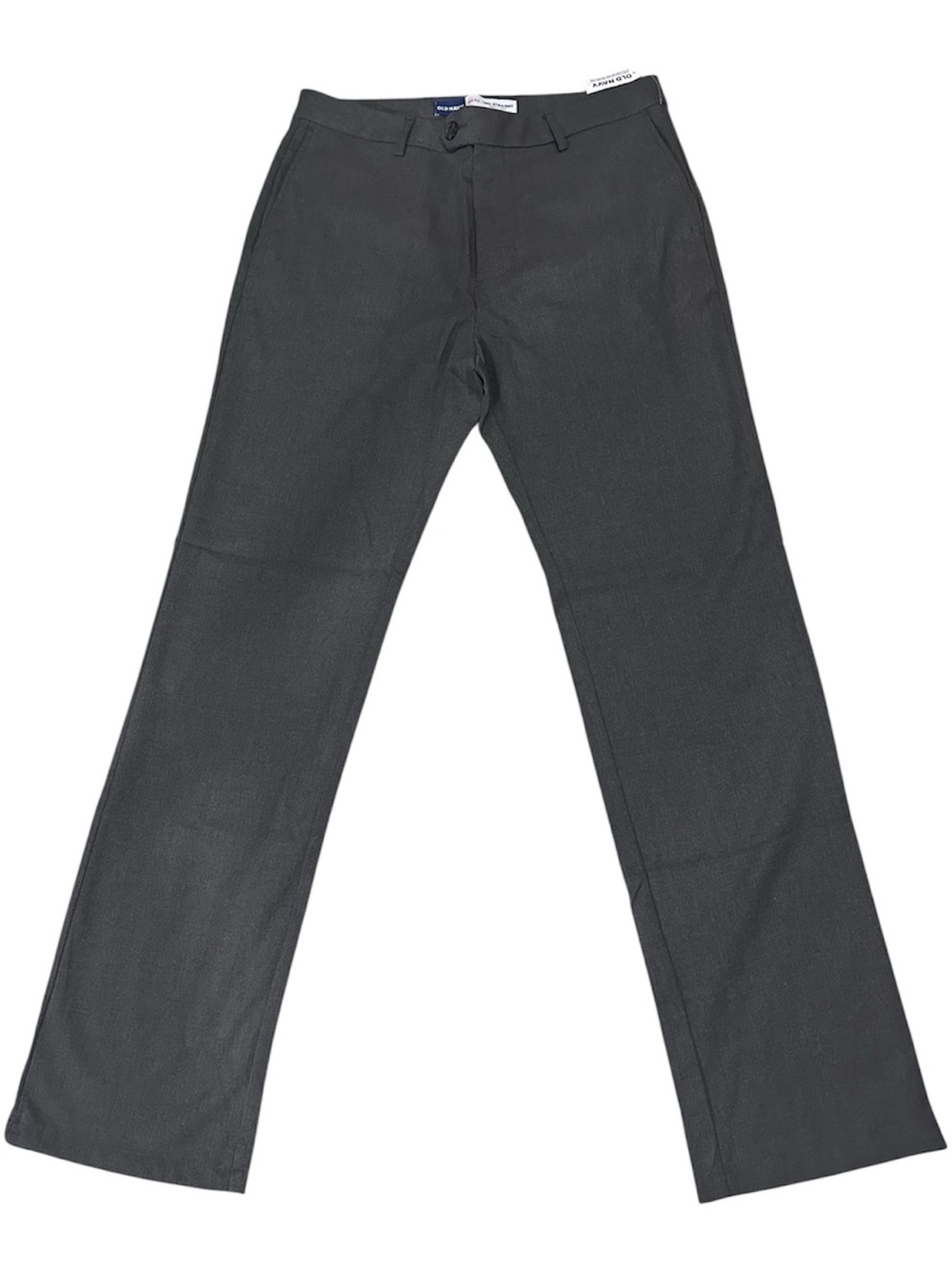 Old Navy 90s Straight Built In Flex Pants 33x34 Dark Gray NWT